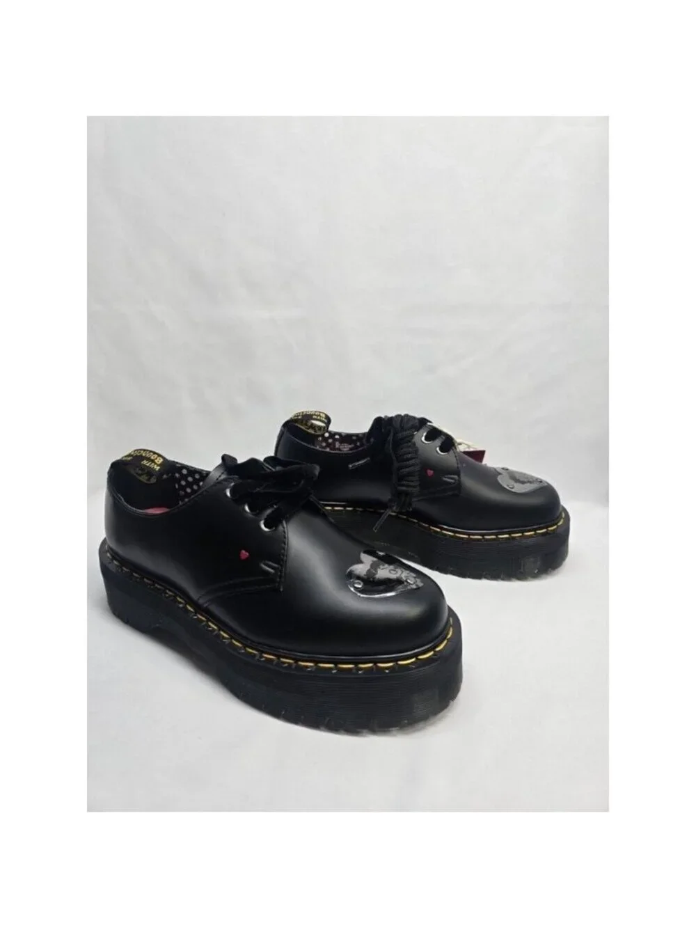 Dr.Martens Betty boop 1461 Quad Platform UK 5 Womens USA SIZE 7- New Without Box